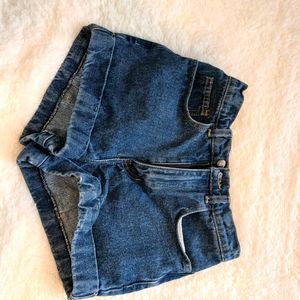 Super High Waist Blue Denim